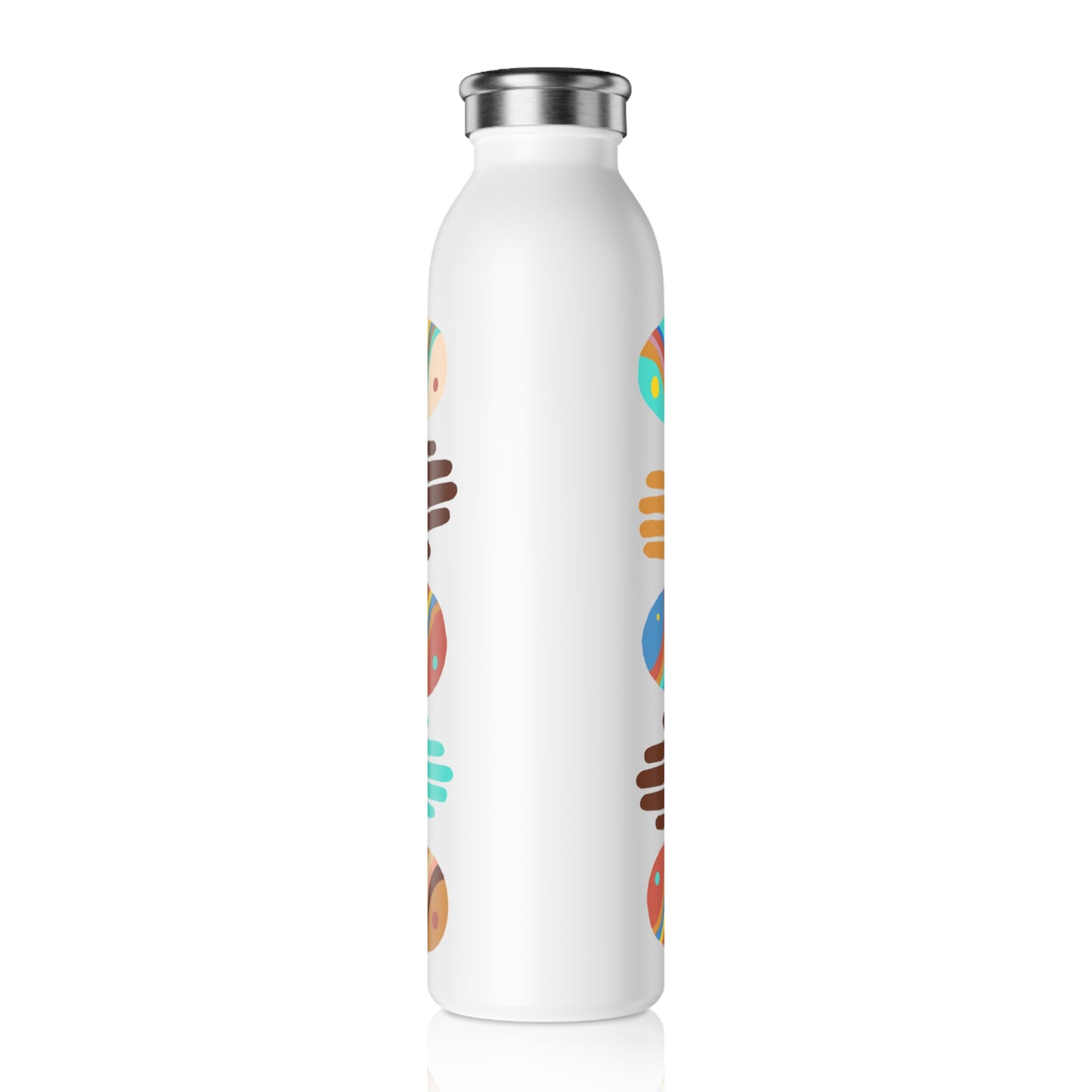 Rainbow Hands | Handprints Water Bottle