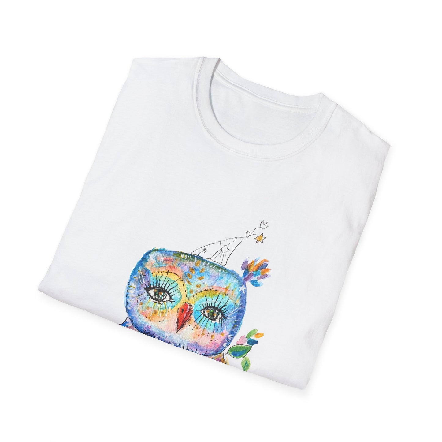 Colorful Owls Softstyle T-shirt - The Babushka