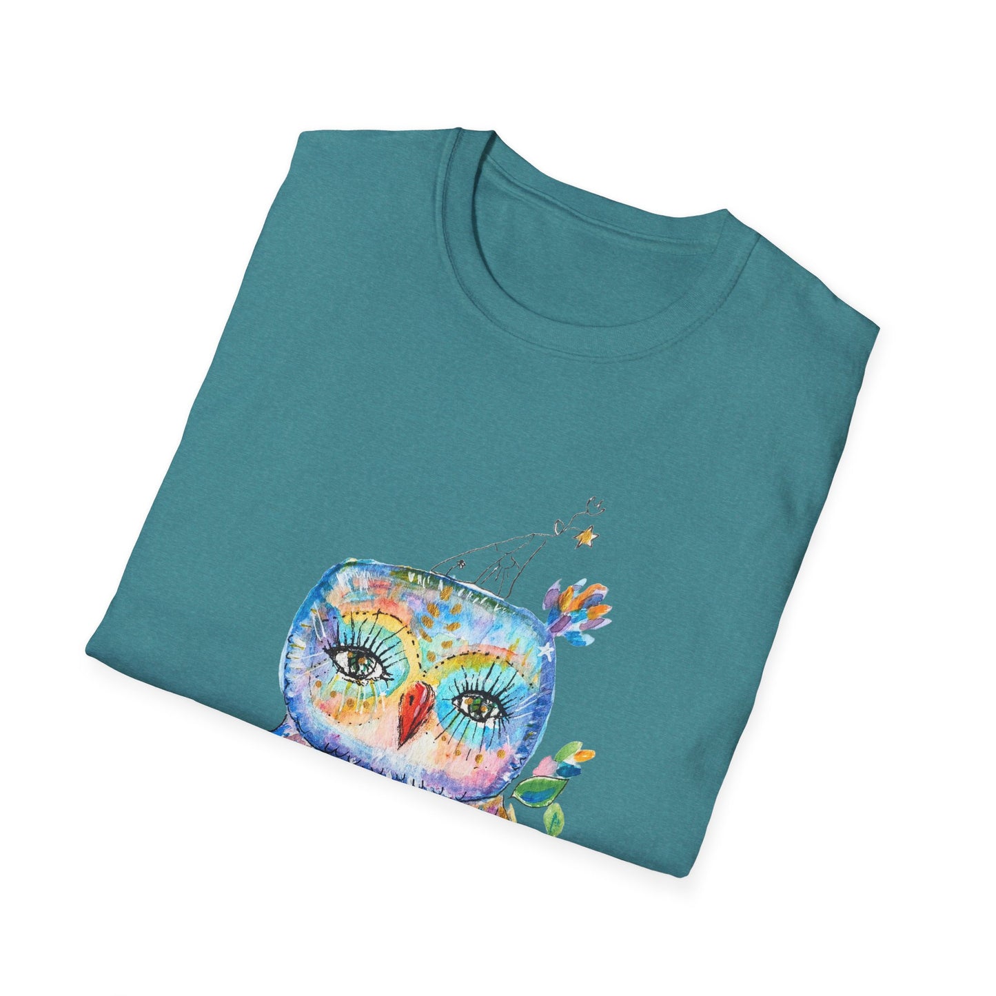 Colorful Owls Softstyle T-shirt - The Babushka