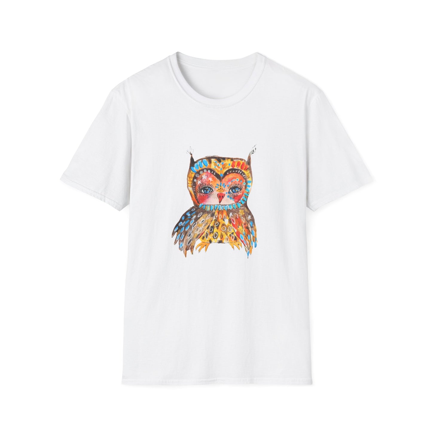 Colorful Owls Softstyle T-Shirt - The Sweetheart