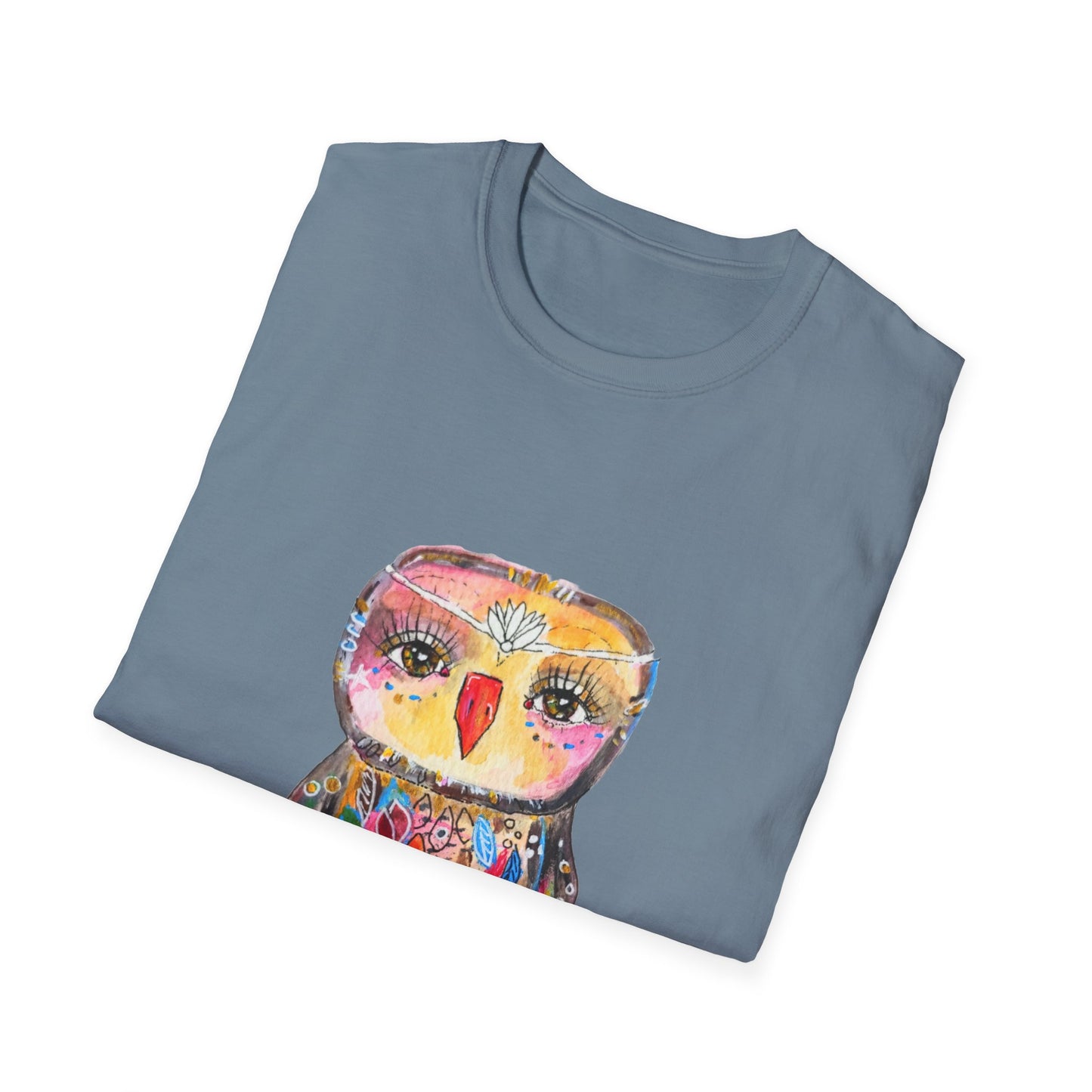 Colorful Owls Softstyle T-Shirt - The Princess