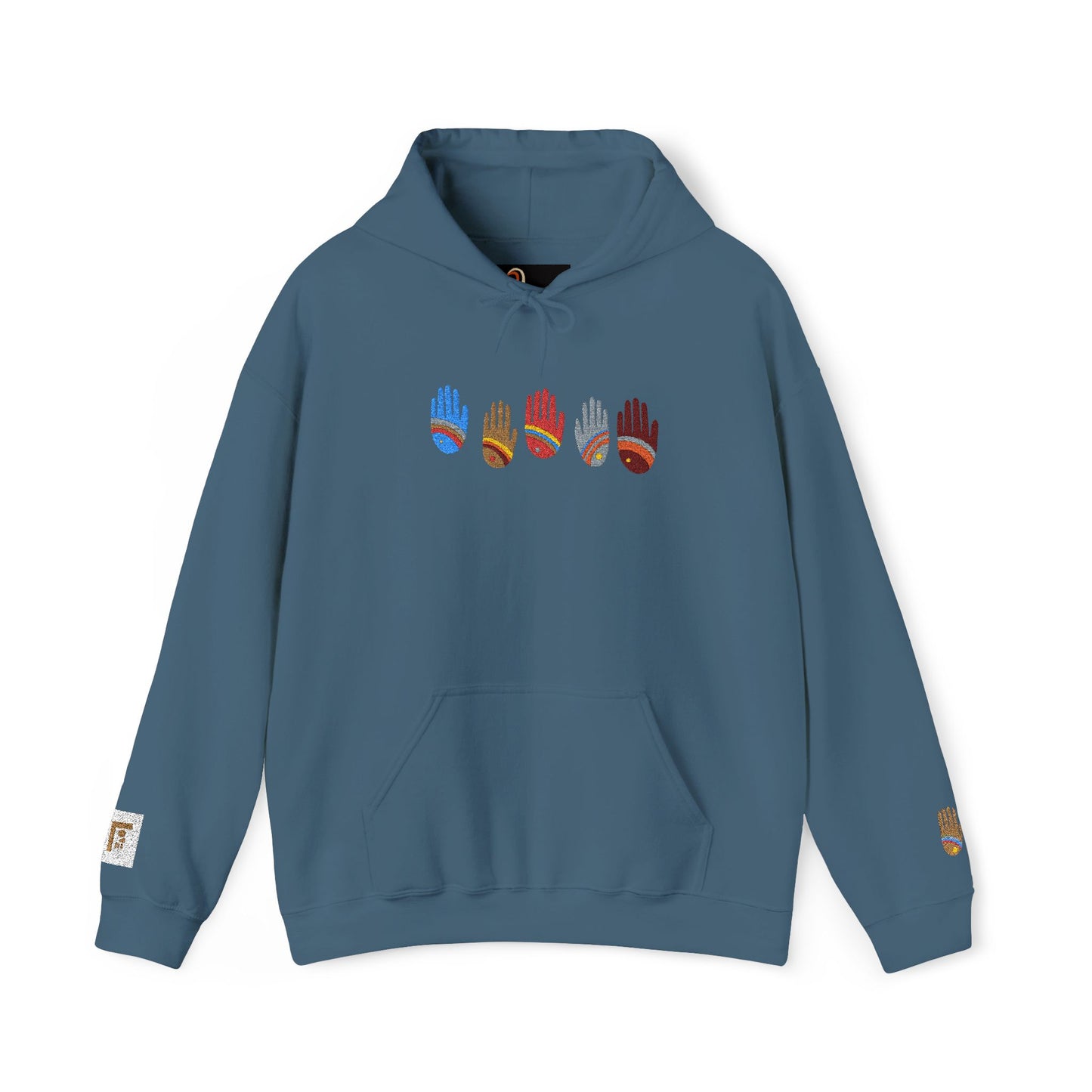 Rainbow Hands Hoodie | Rainbow Handprints in Multiple Colors