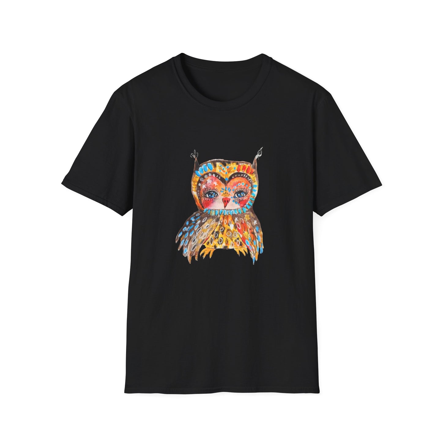 Colorful Owls Softstyle T-Shirt - The Sweetheart
