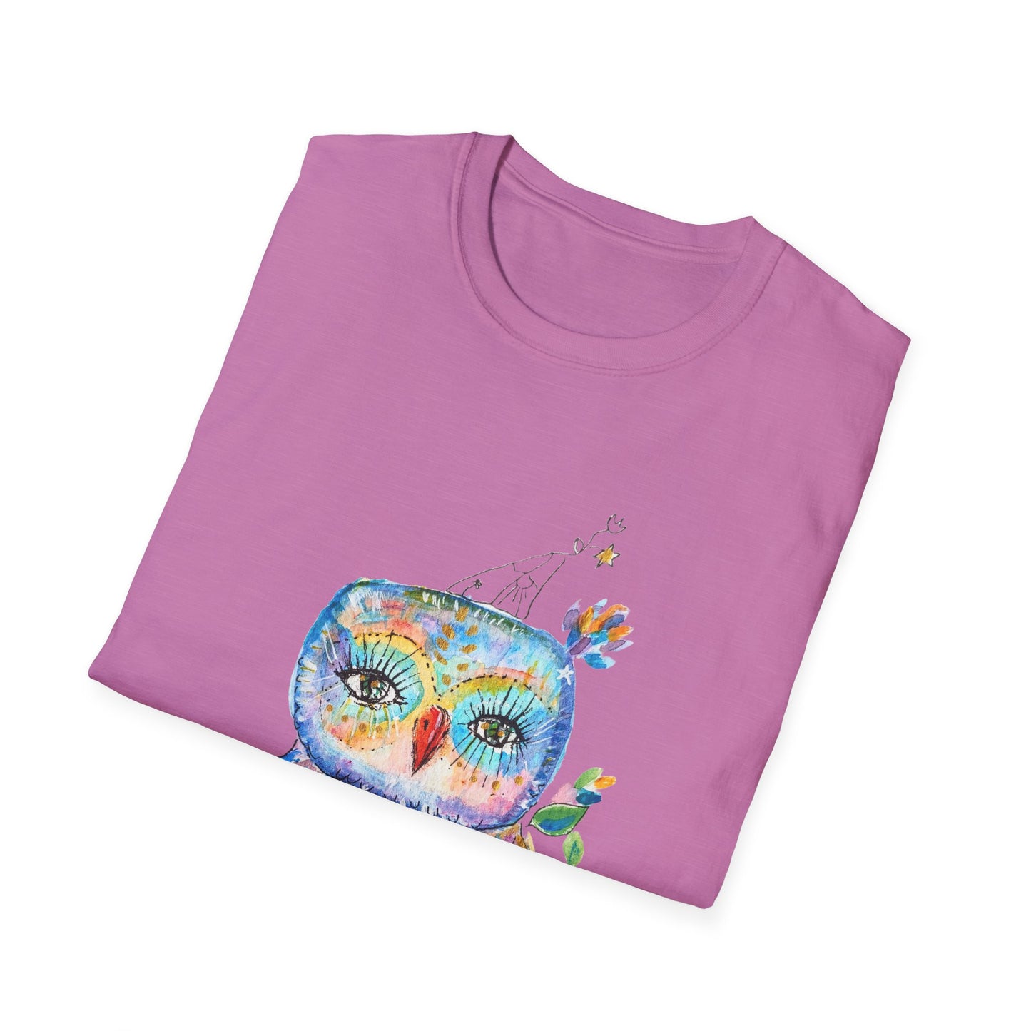 Colorful Owls Softstyle T-shirt - The Babushka