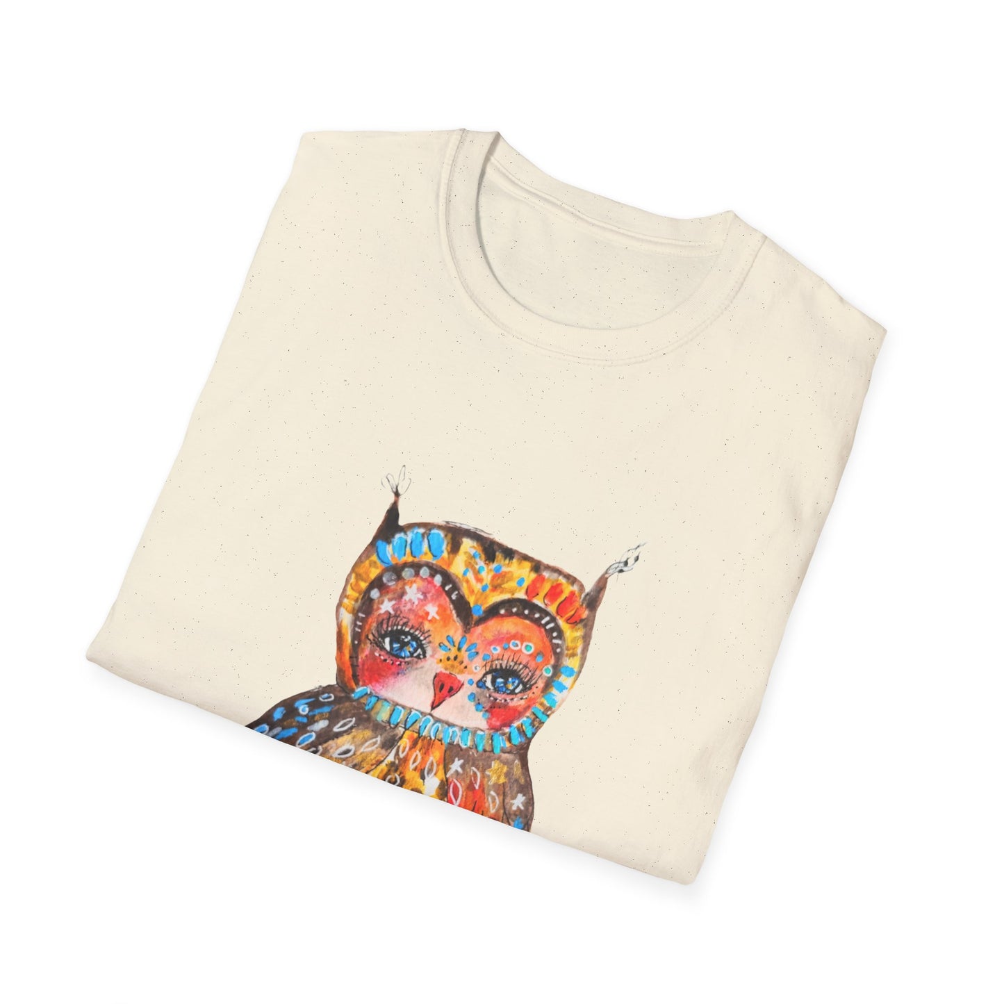 Colorful Owls Softstyle T-Shirt - The Sweetheart