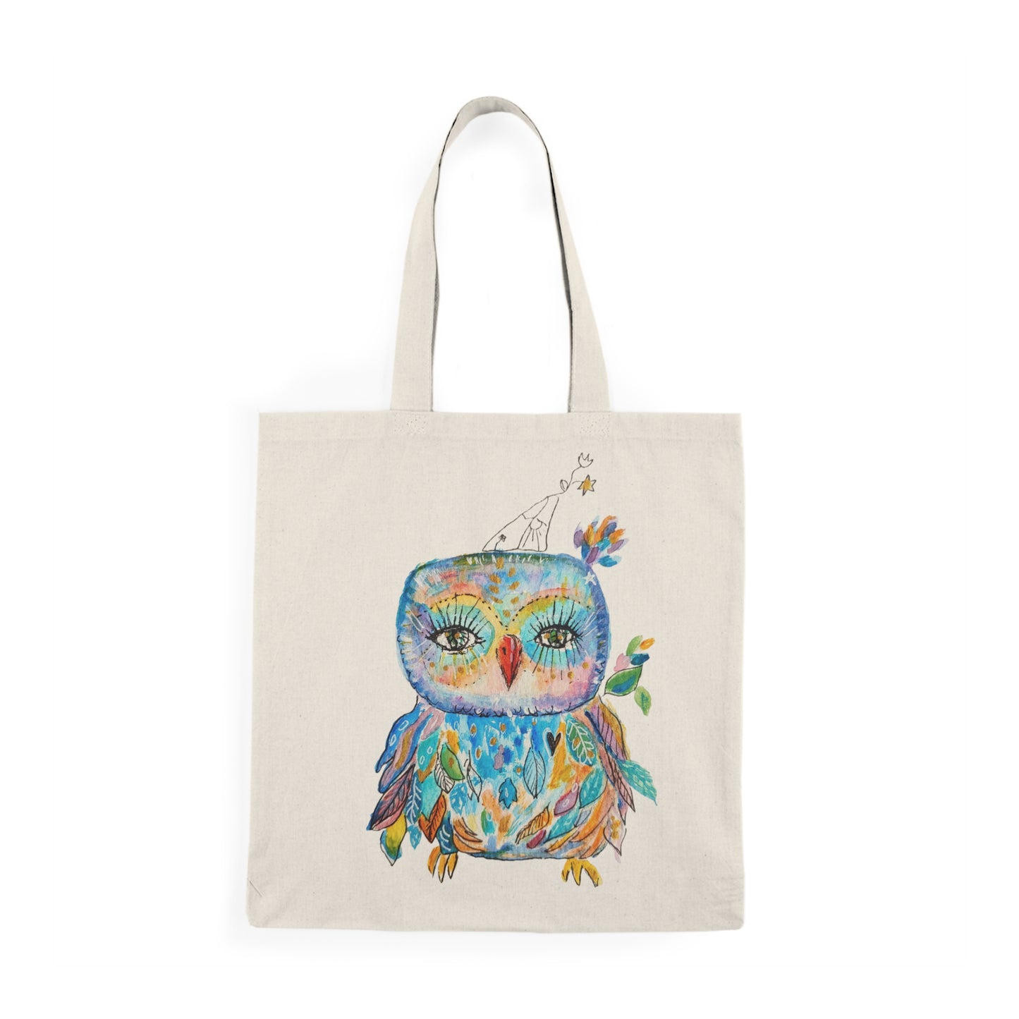 Colorful Owls - The Babushka Tote Bag