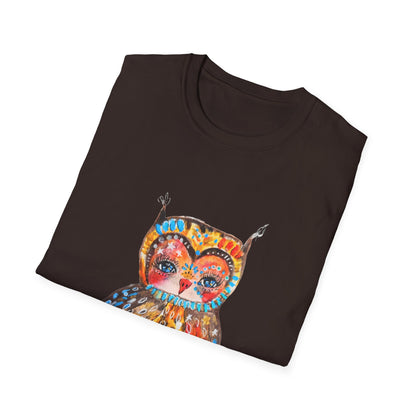 Colorful Owls Softstyle T-Shirt - The Sweetheart