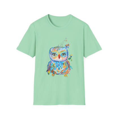 Colorful Owls Softstyle T-shirt - The Babushka