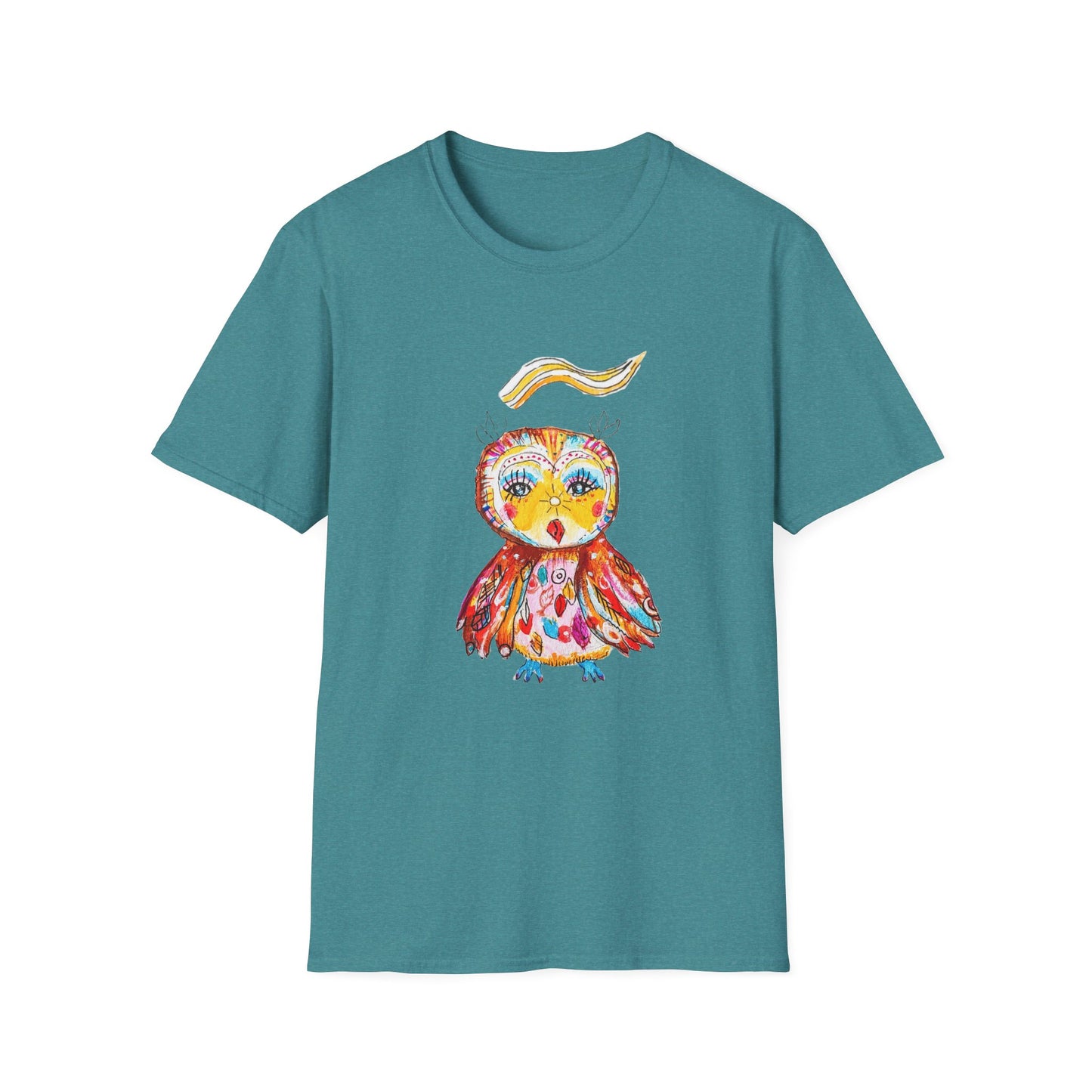 Colorful Owls Softstyle T-Shirt - The Song Maker