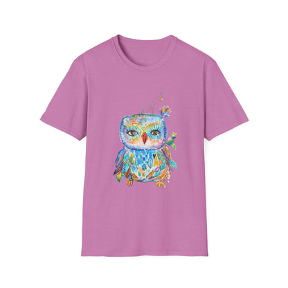 Colorful Owls Softstyle T-shirt - The Babushka