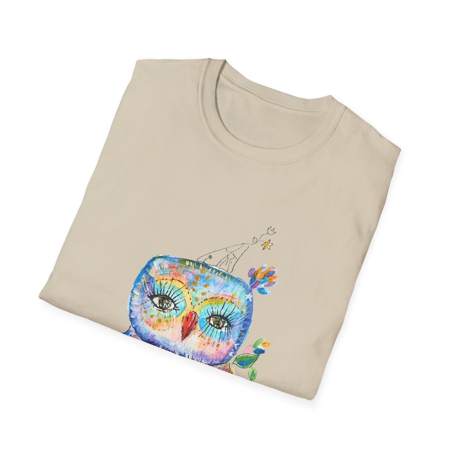 Colorful Owls Softstyle T-shirt - The Babushka