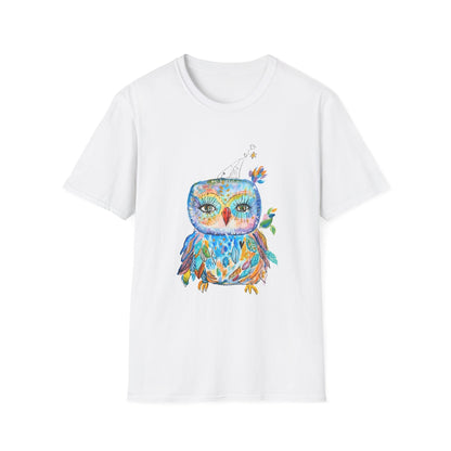 Colorful Owls Softstyle T-shirt - The Babushka