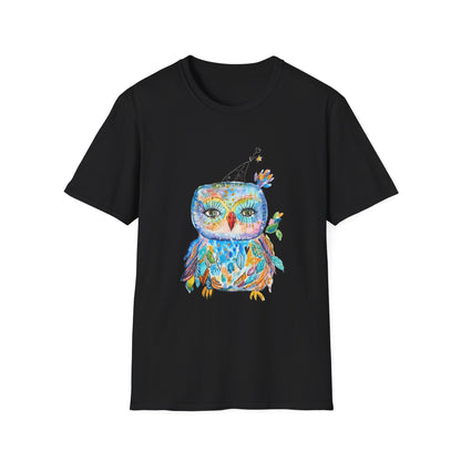 Colorful Owls Softstyle T-shirt - The Babushka