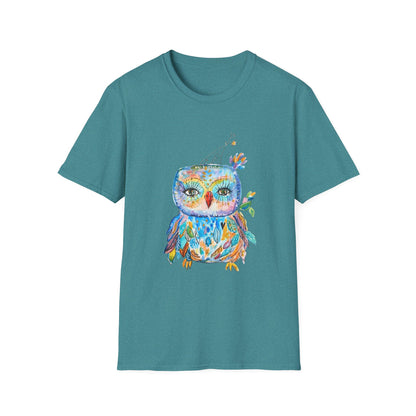 Colorful Owls Softstyle T-shirt - The Babushka