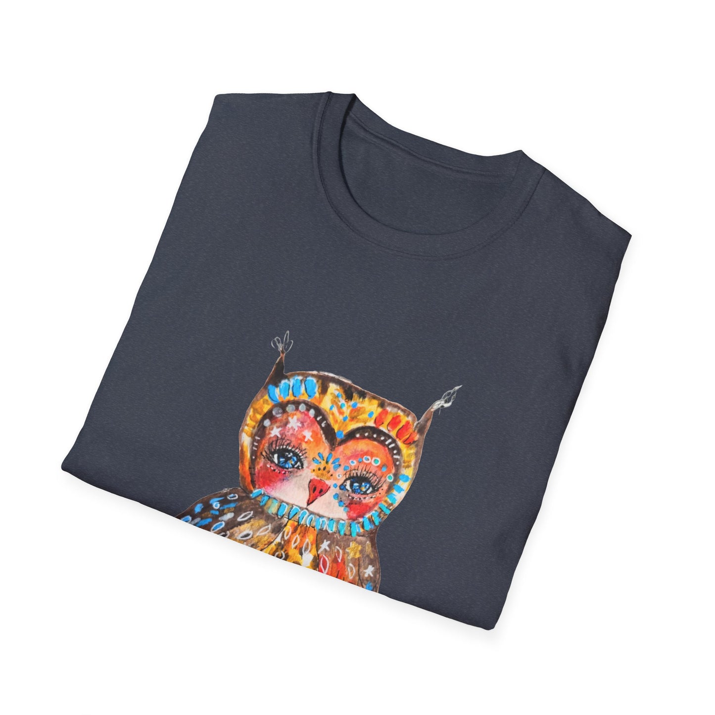 Colorful Owls Softstyle T-Shirt - The Sweetheart