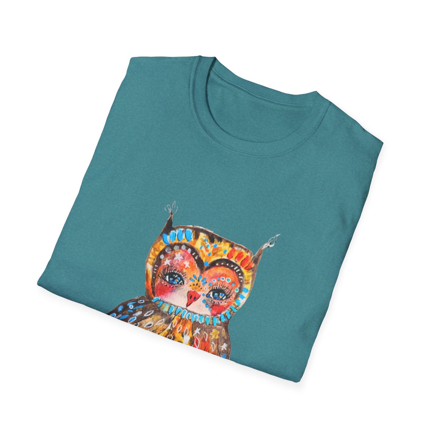Colorful Owls Softstyle T-Shirt - The Sweetheart