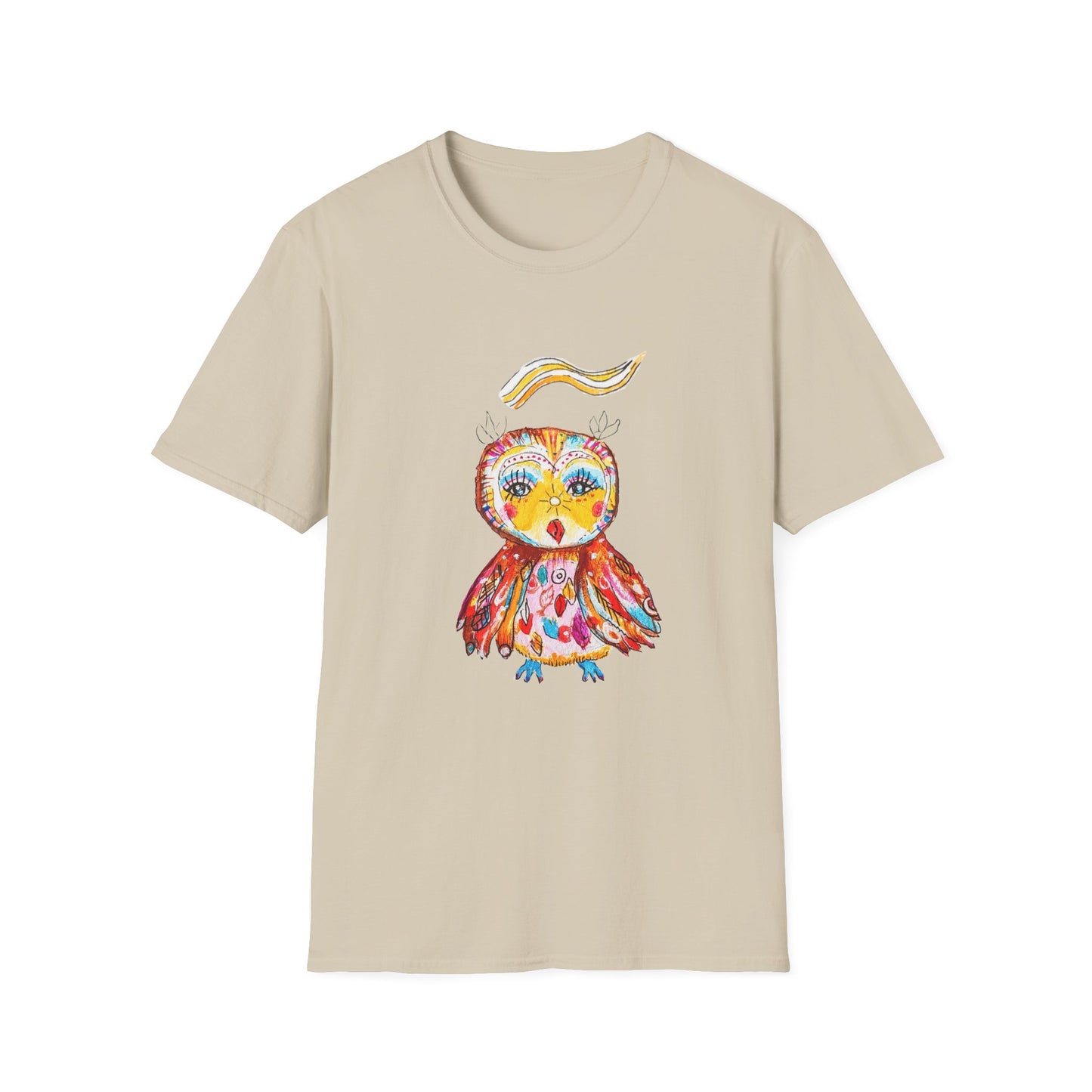 Colorful Owls Softstyle T-Shirt - The Song Maker