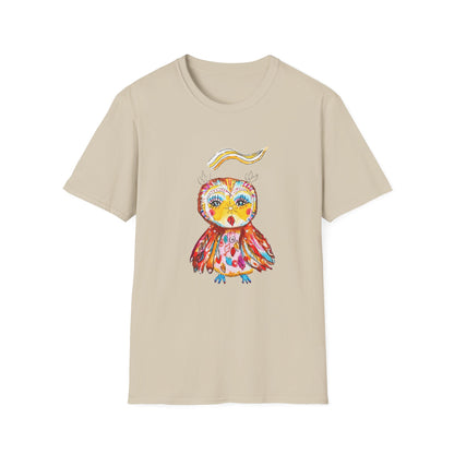 Colorful Owls Softstyle T-Shirt - The Song Maker