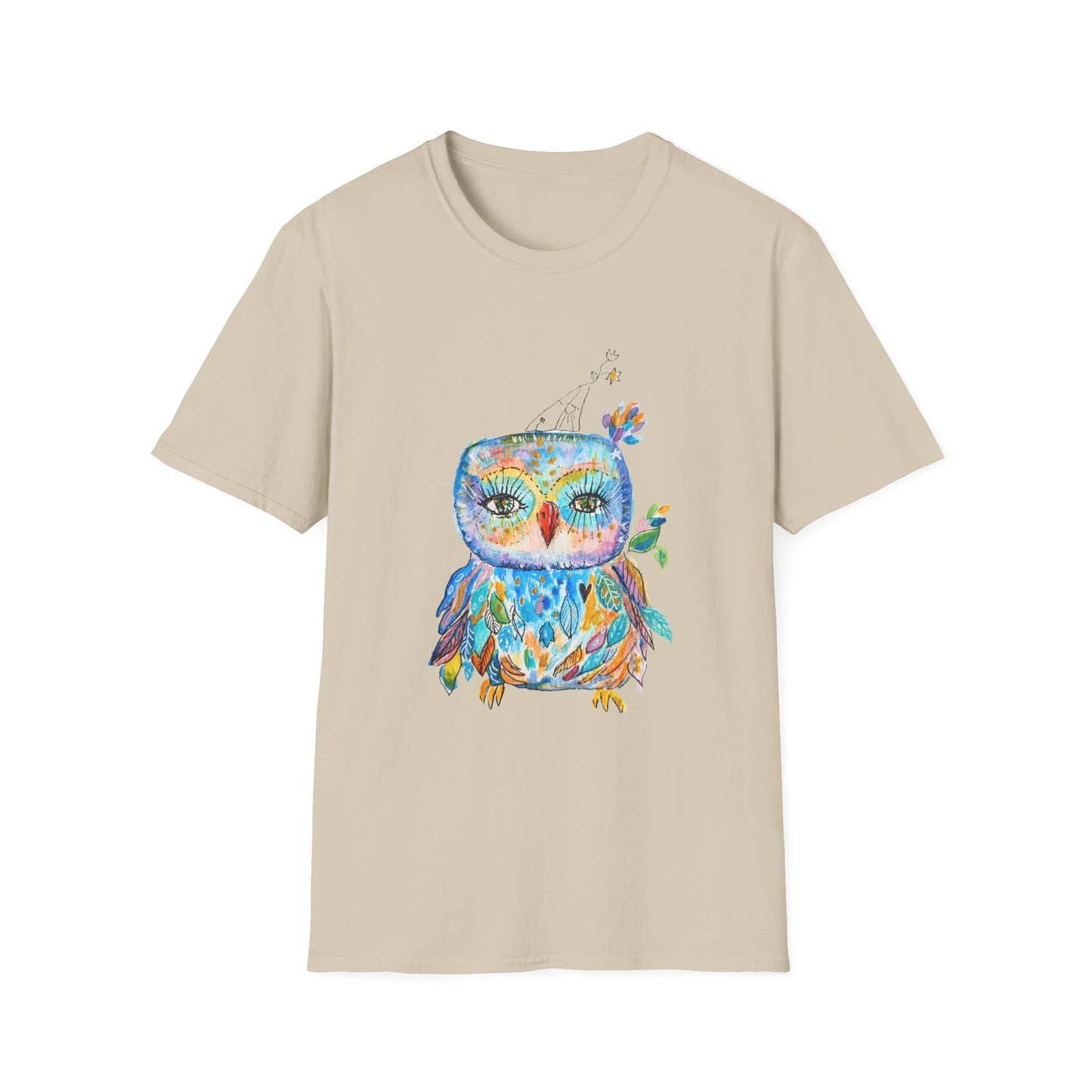 Colorful Owls Softstyle T-shirt - The Babushka