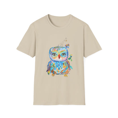 Colorful Owls Softstyle T-shirt - The Babushka