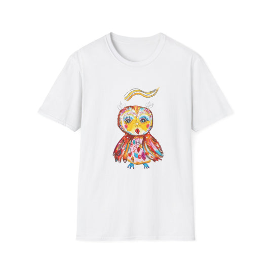 Colorful Owls Softstyle T-Shirt - The Song Maker