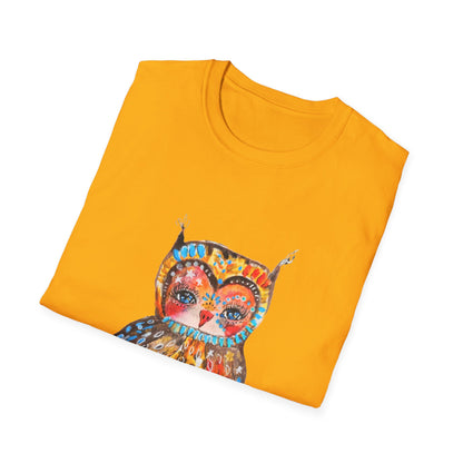 Colorful Owls Softstyle T-Shirt - The Sweetheart