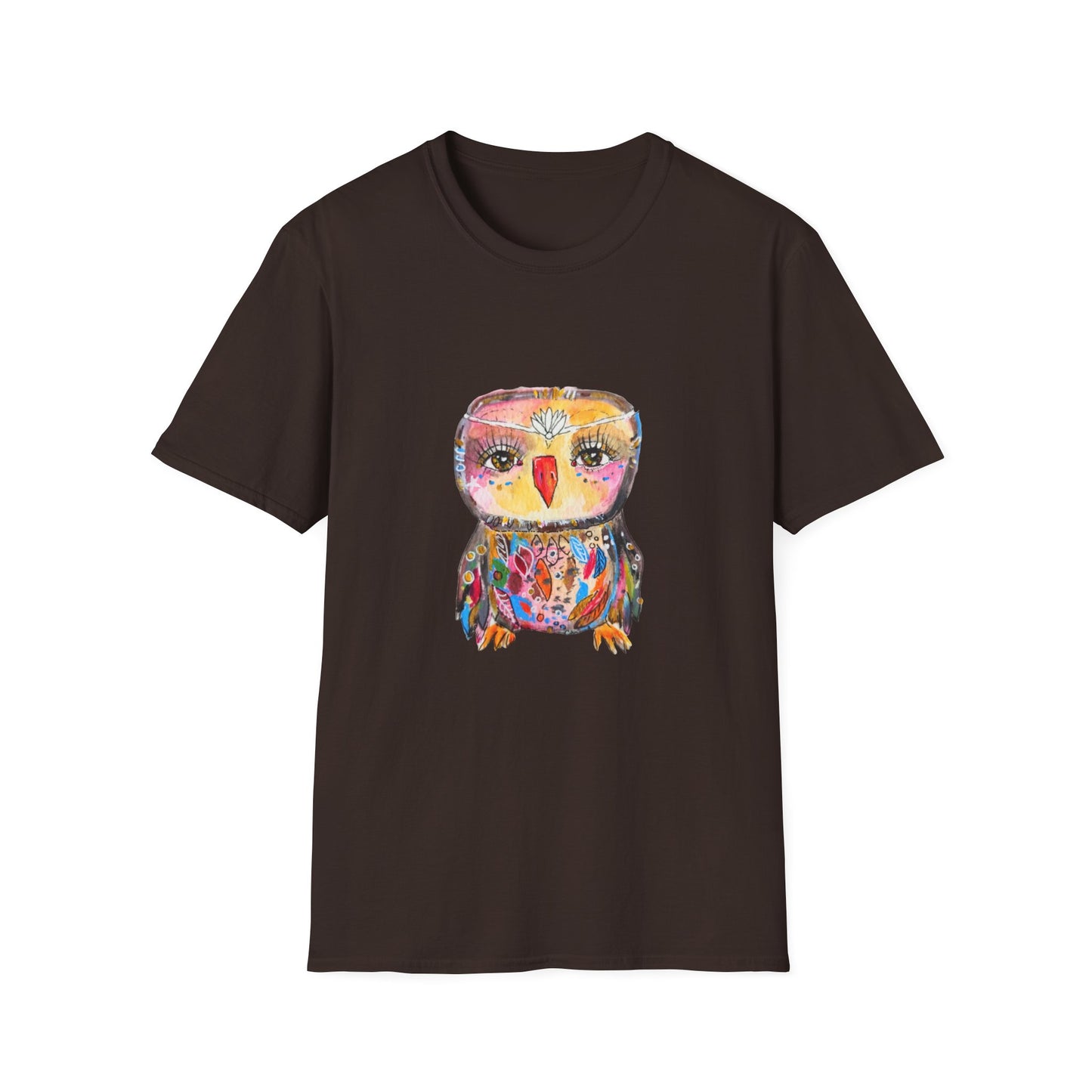 Colorful Owls Softstyle T-Shirt - The Princess