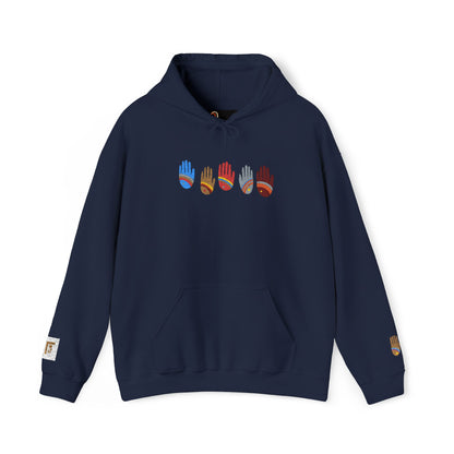 Rainbow Hands Hoodie | Rainbow Handprints in Multiple Colors