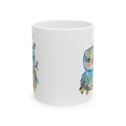 Colorful Owls Ceramic Mug - The Babushka