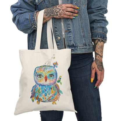 Colorful Owls - The Babushka Tote Bag