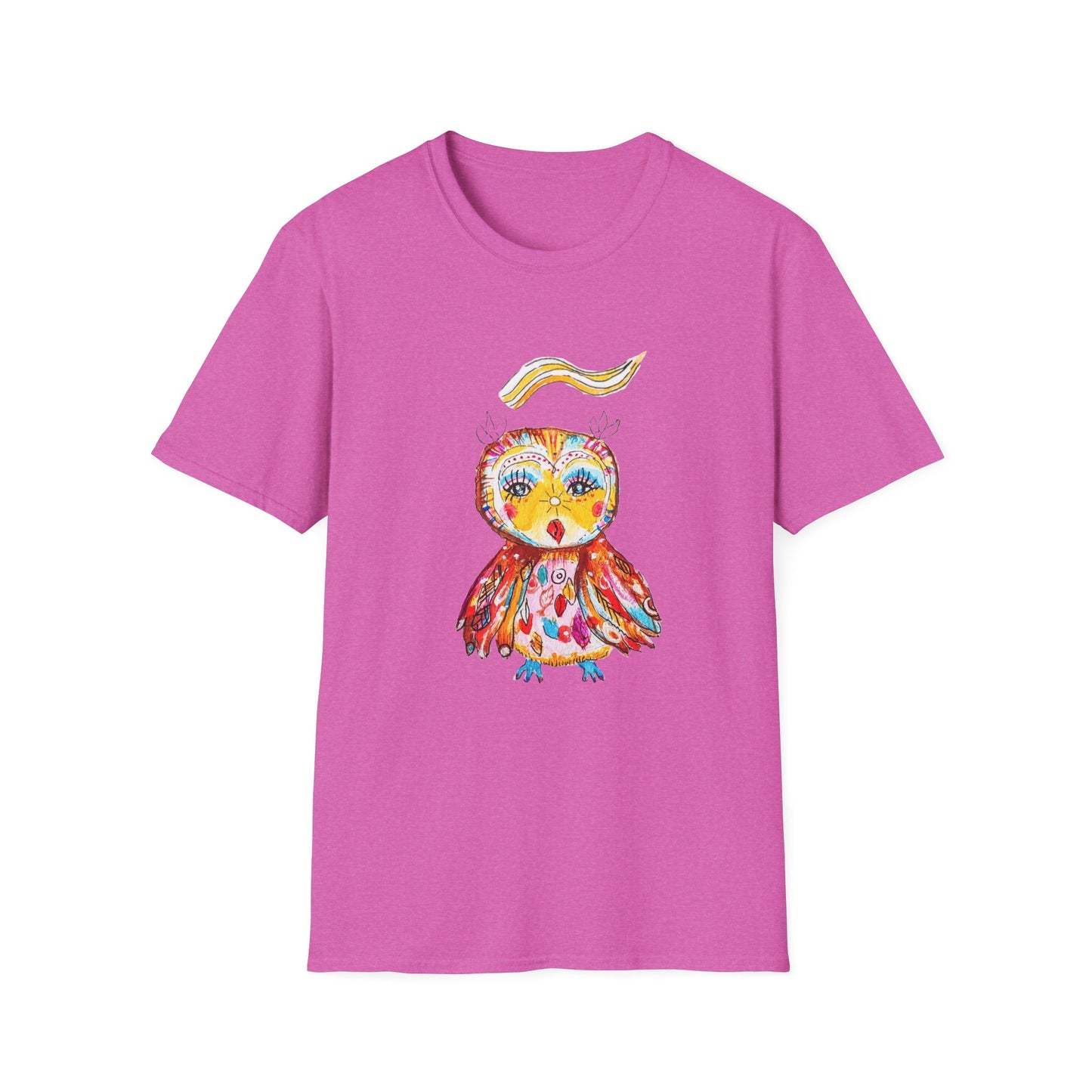 Colorful Owls Softstyle T-Shirt - The Song Maker