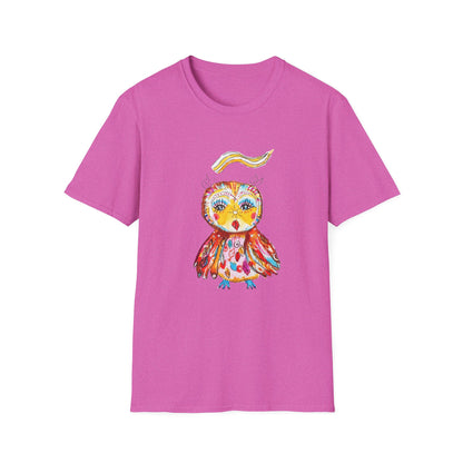 Colorful Owls Softstyle T-Shirt - The Song Maker