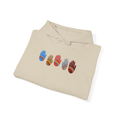 Rainbow Hands Hoodie | Rainbow Handprints in Multiple Colors