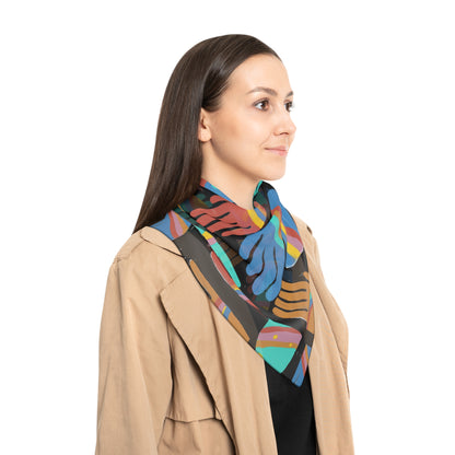 Rainbow Hands Scarf | Colorful Handprints Black