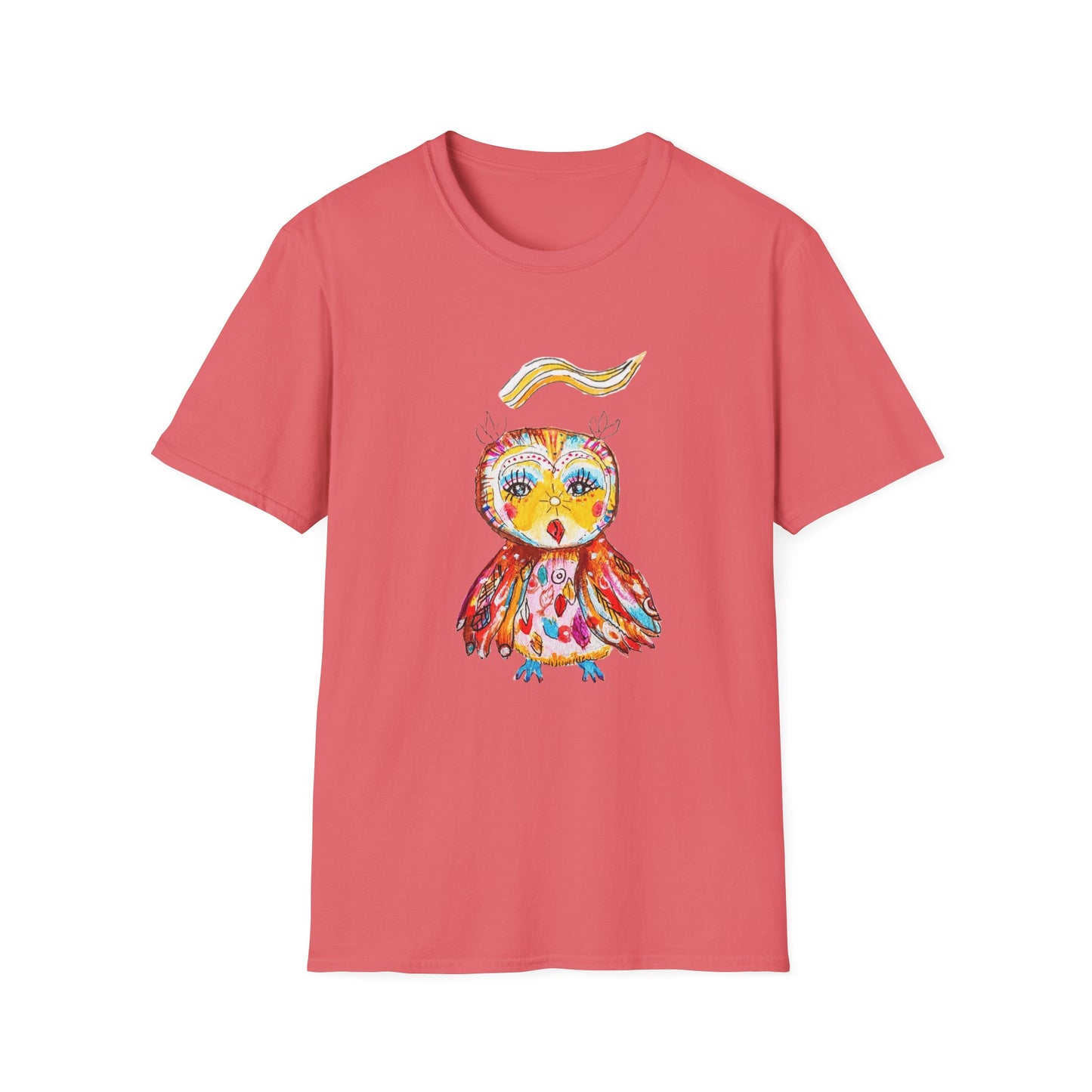 Colorful Owls Softstyle T-Shirt - The Song Maker