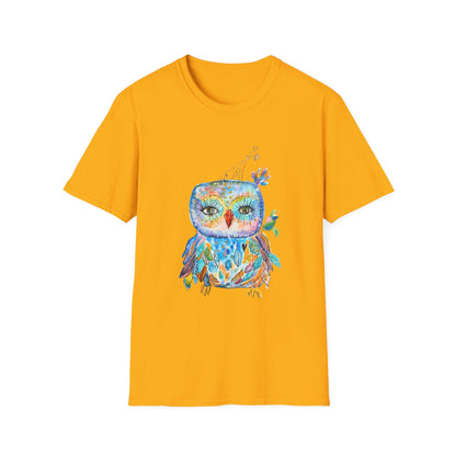 Colorful Owls Softstyle T-shirt - The Babushka