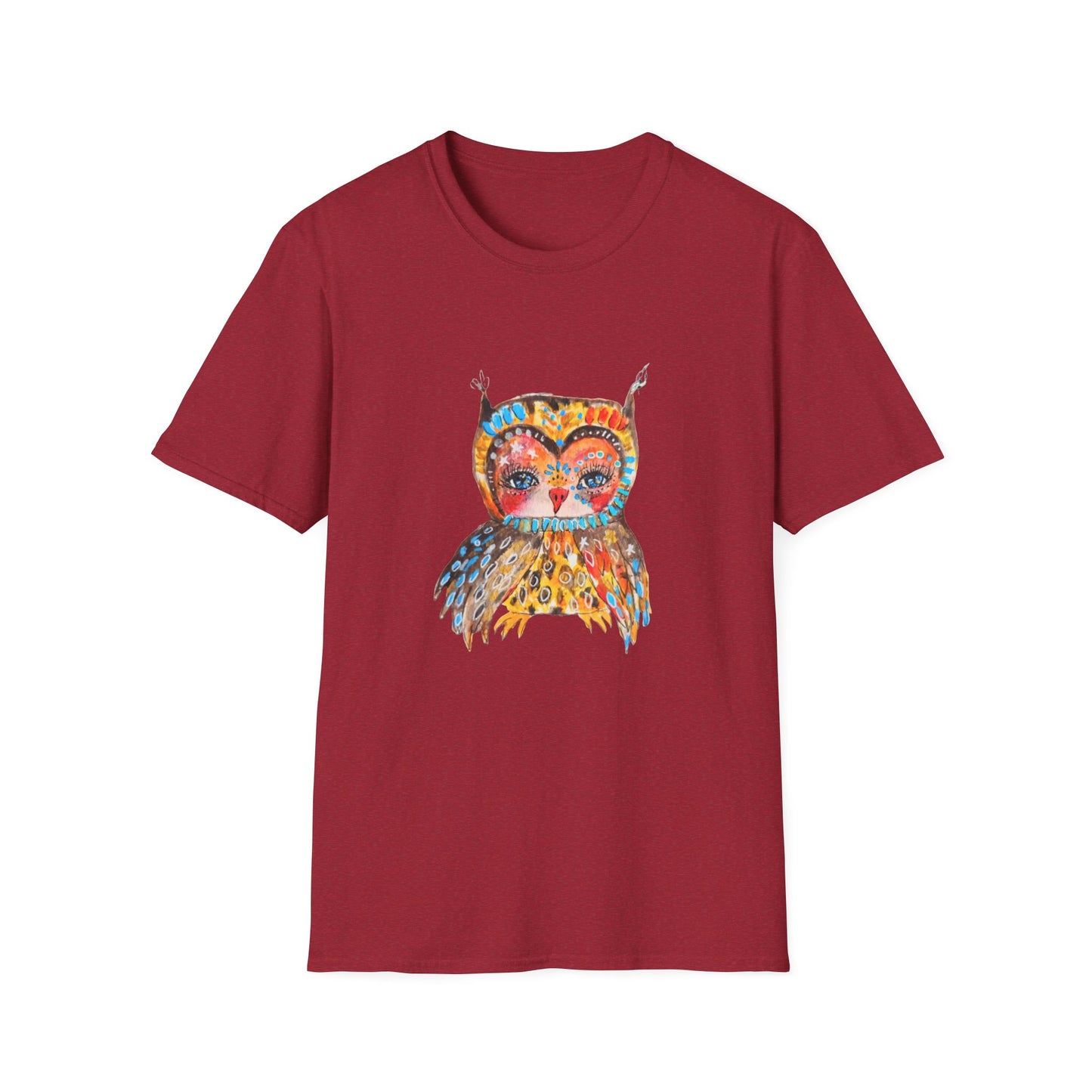 Colorful Owls Softstyle T-Shirt - The Sweetheart