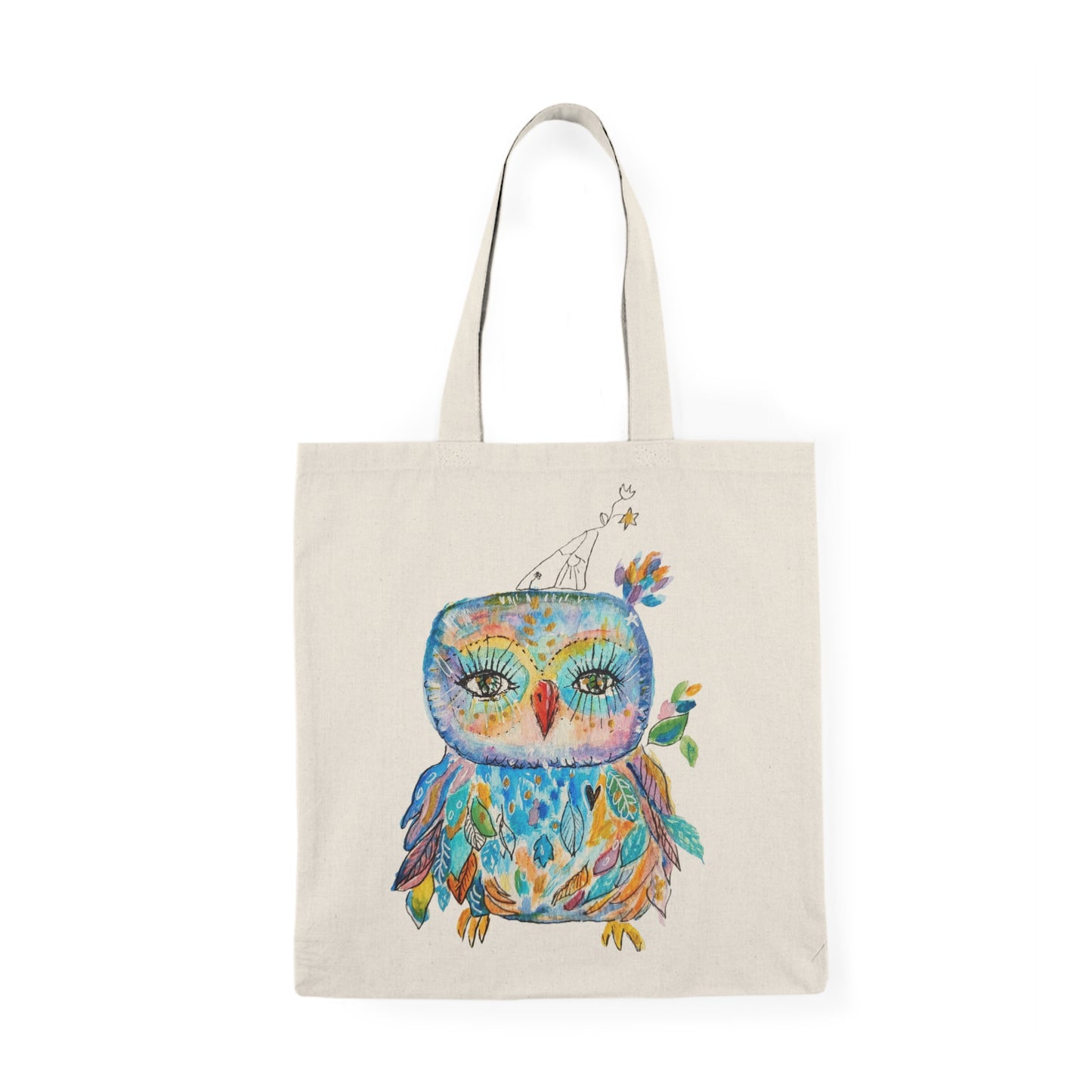 Colorful Owls - The Babushka Tote Bag