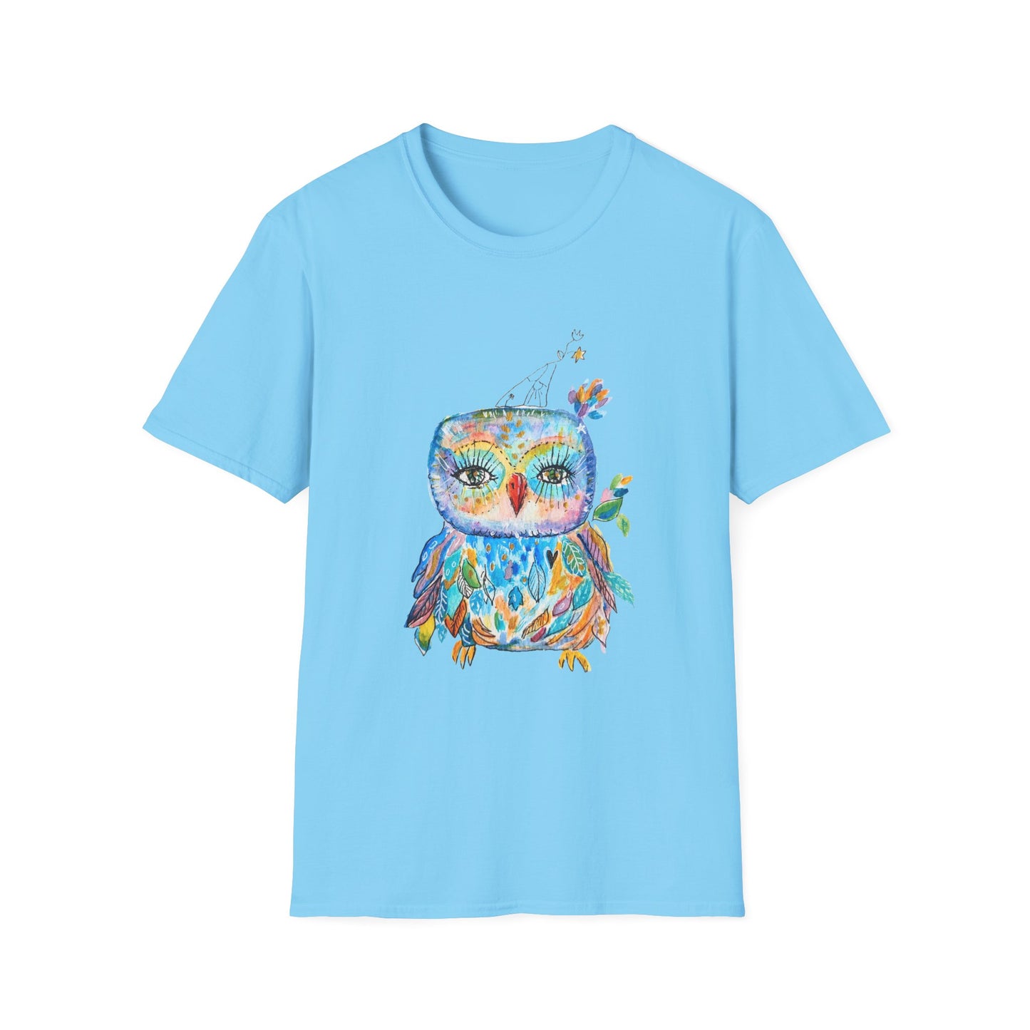 Colorful Owls Softstyle T-shirt - The Babushka