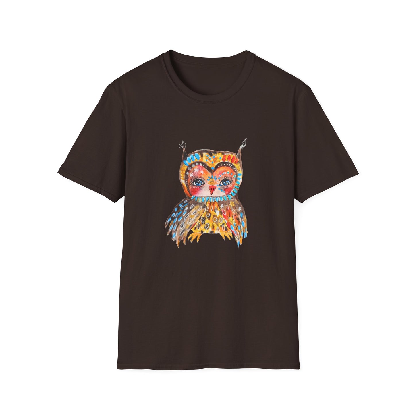 Colorful Owls Softstyle T-Shirt - The Sweetheart