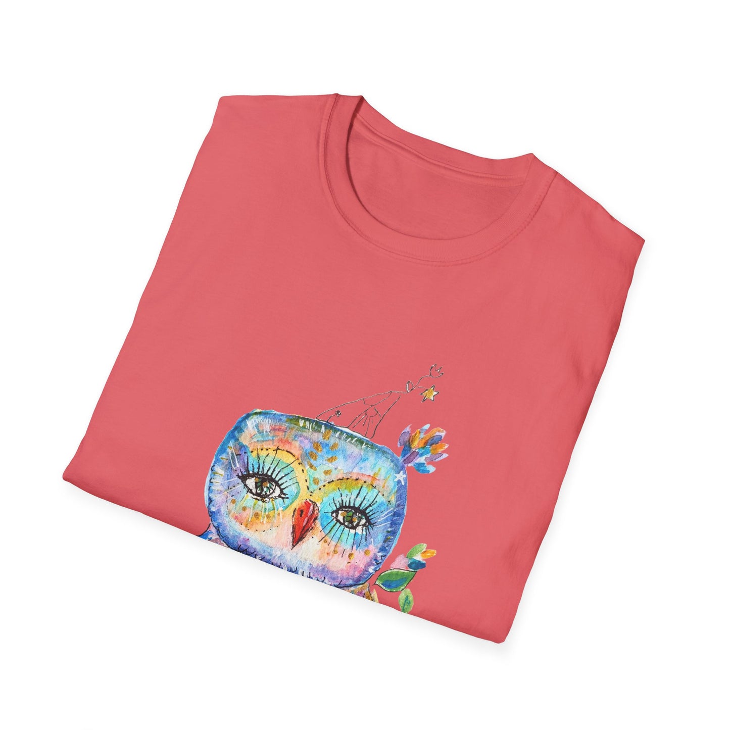 Colorful Owls Softstyle T-shirt - The Babushka