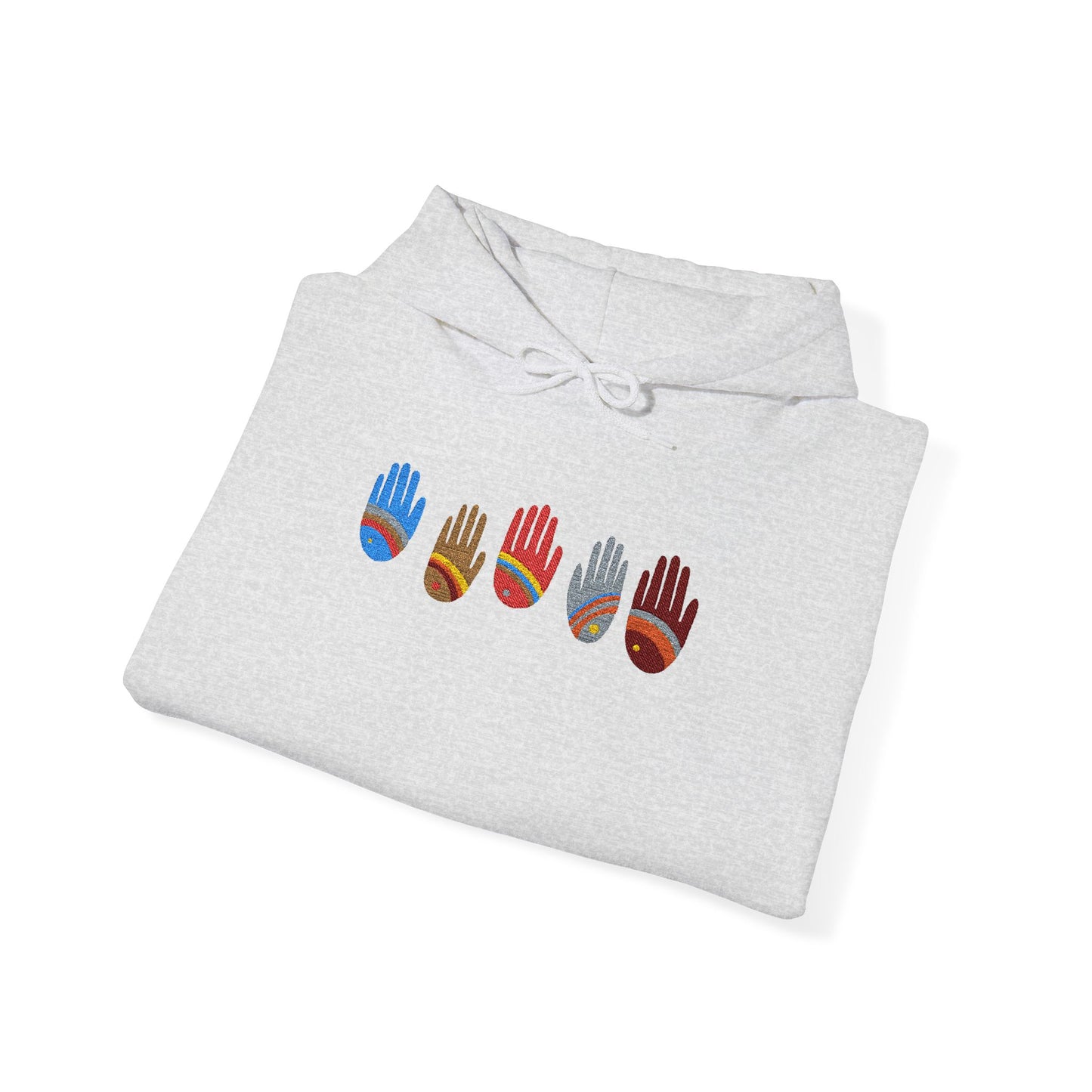 Rainbow Hands Hoodie | Rainbow Handprints in Multiple Colors
