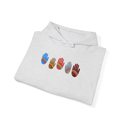 Rainbow Hands Hoodie | Rainbow Handprints in Multiple Colors