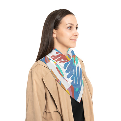 Rainbow Hands Scarf | Colorful Handprints White