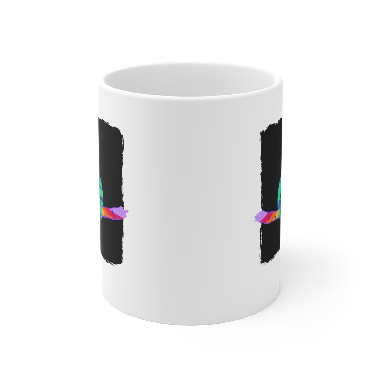 Rainbow Hands Around the World Mug