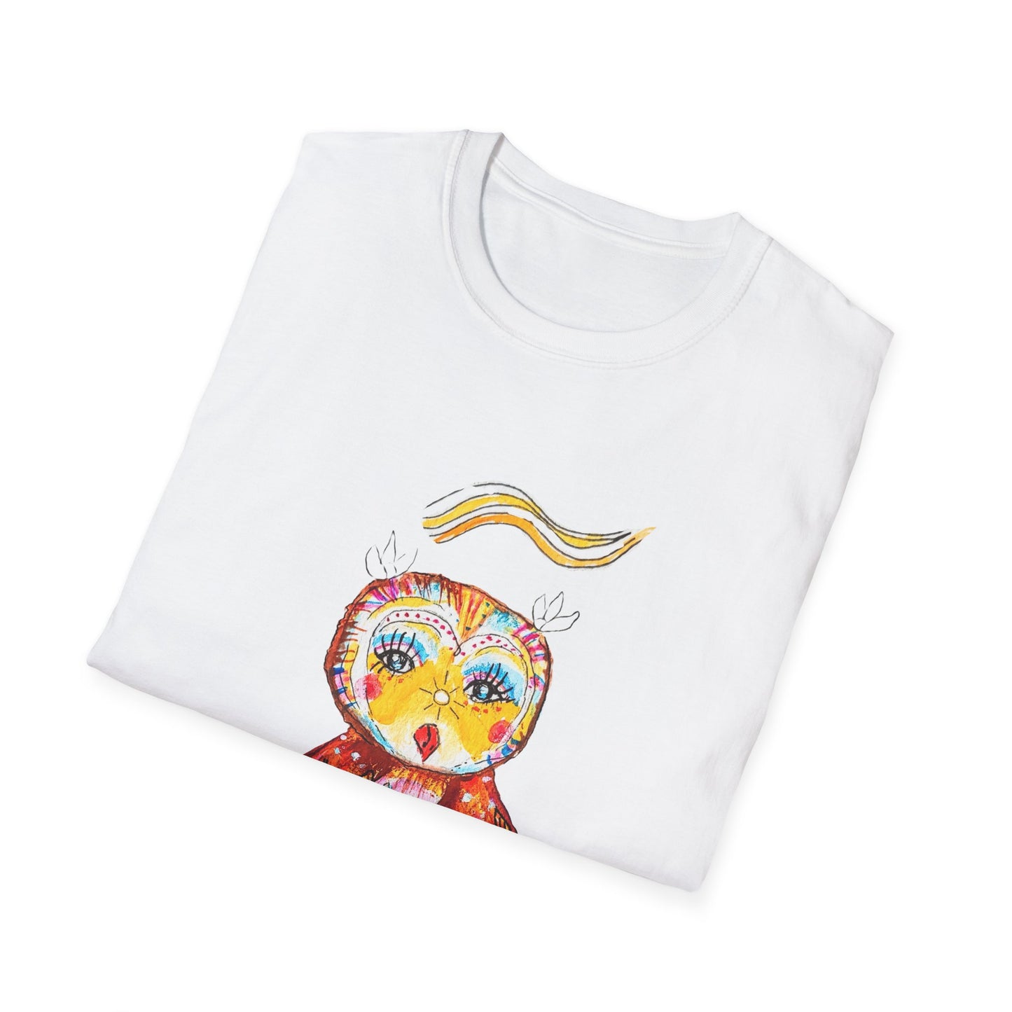 Colorful Owls Softstyle T-Shirt - The Song Maker
