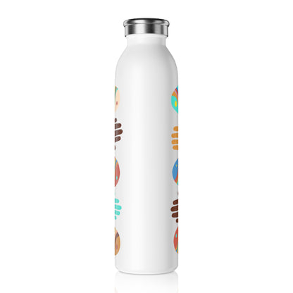 Rainbow Hands | Handprints Water Bottle