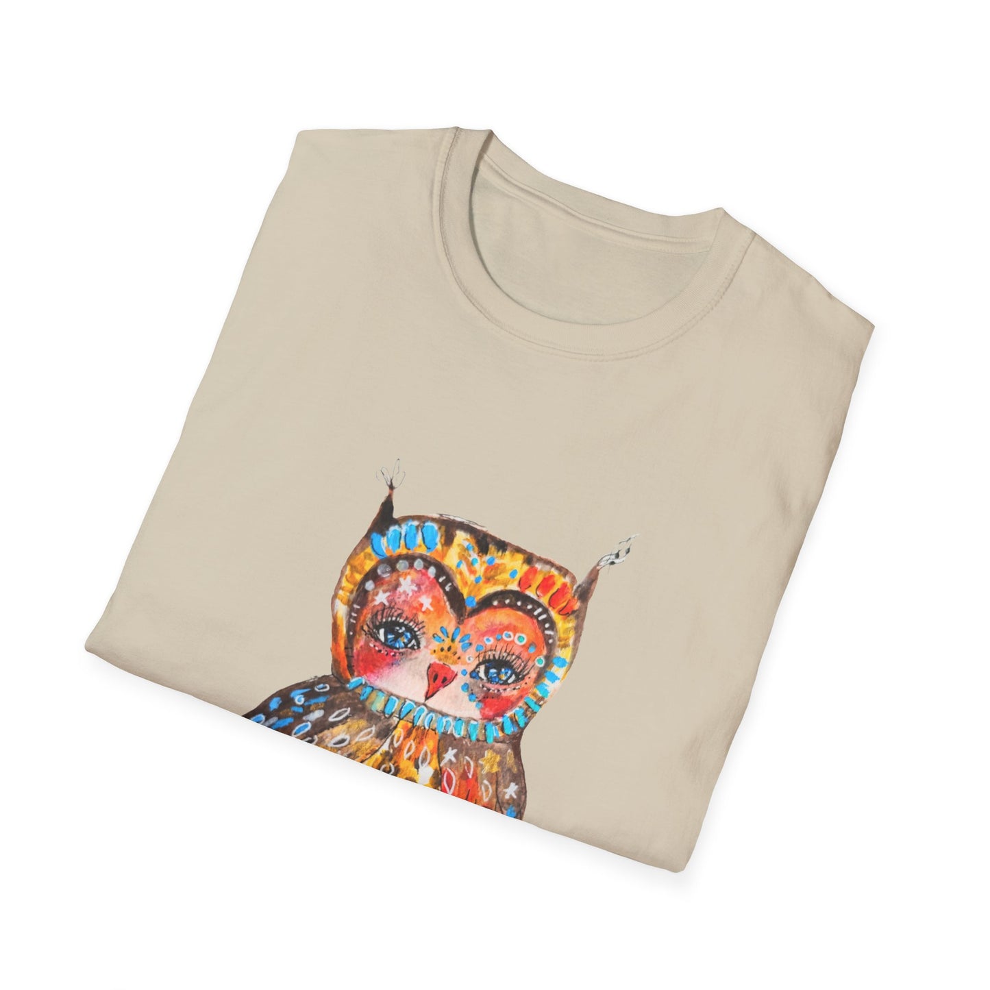 Colorful Owls Softstyle T-Shirt - The Sweetheart