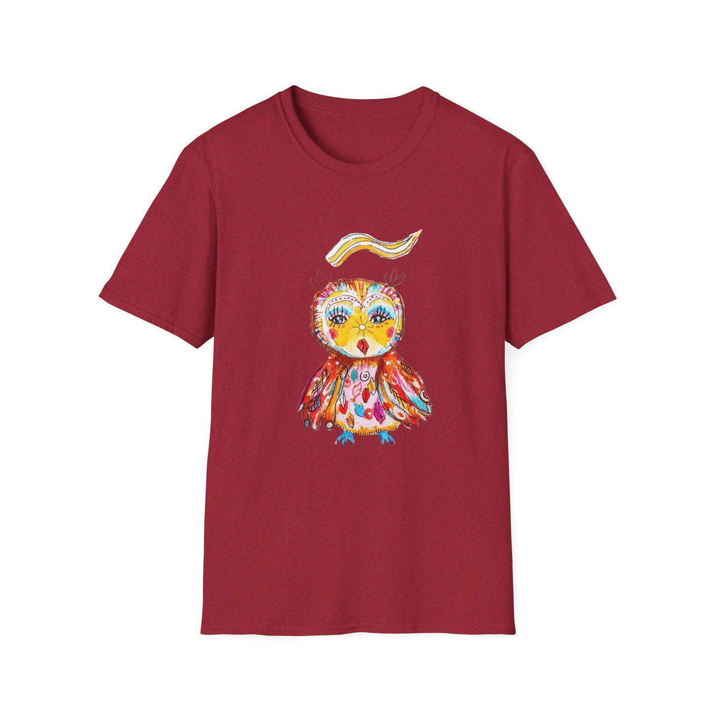 Colorful Owls Softstyle T-Shirt - The Song Maker