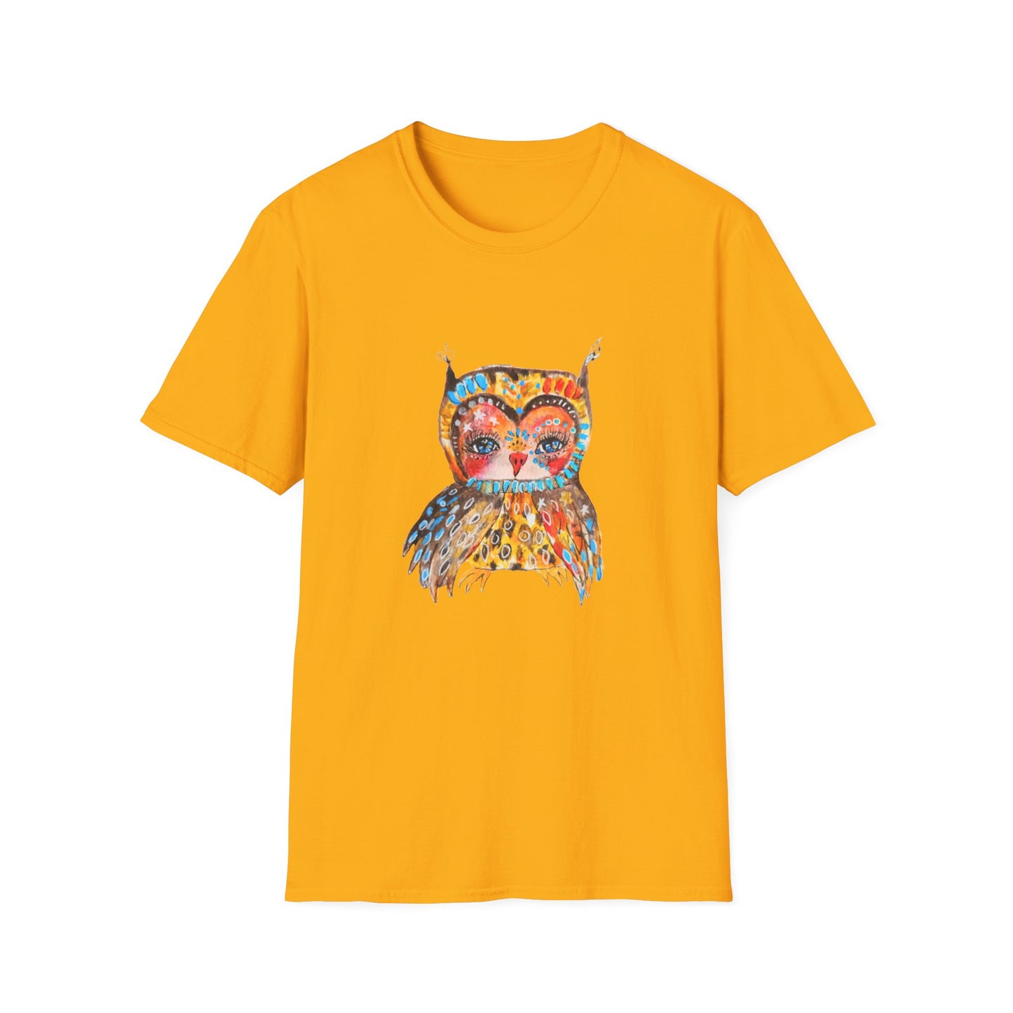 Colorful Owls Softstyle T-Shirt - The Sweetheart